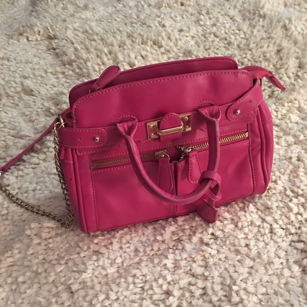 Just Fab pink purse